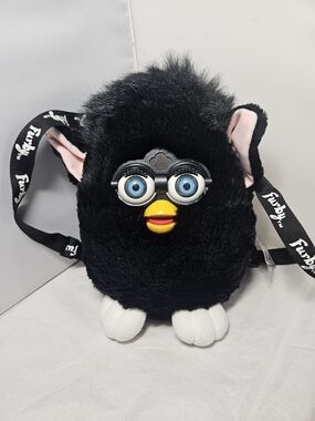 New Nwt RARE Black FURBY Backpack 1999. Y2k